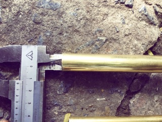 Ống đồng thau phi 16mm x 1mm