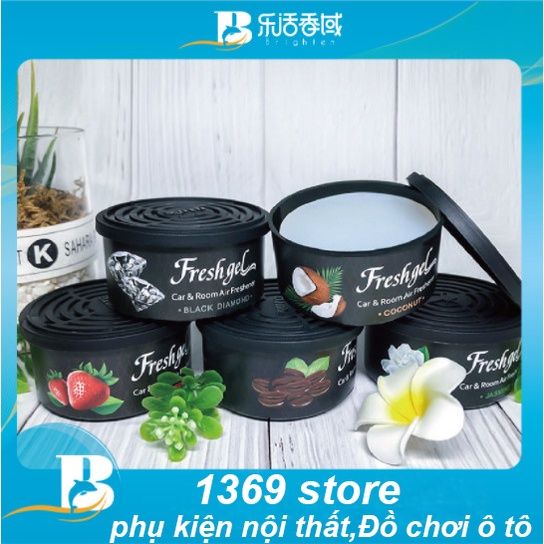 Sáp Thơm ô Tô FRESHGEL Khử Mùi, khư khuẩn Xe Hơi Cao Cấp Chính Hãng Nhập Khẩu