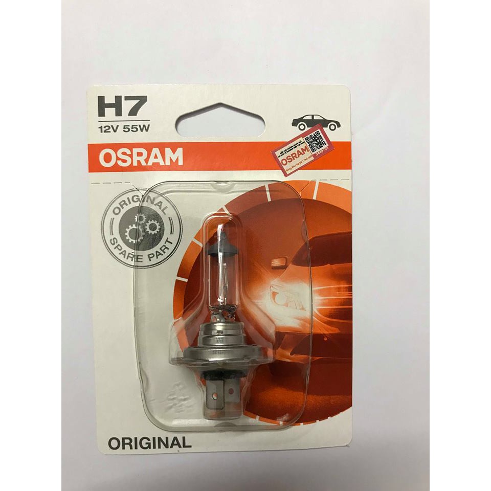 Bóng Đèn Pha Ô Tô Osram H7 12V 55W tiêu chuẩn