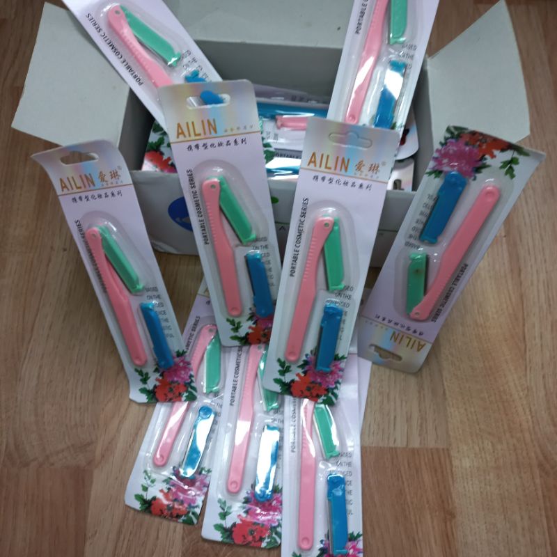 Dao cạo lông các loại kèm thêm 1 lưỡi giá bán 1 đóng gói như hình