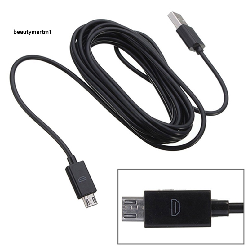 Dây cáp sạc Micro USB dài 3M cho tay cầm điều khiển trò chơi PS4 Xbox One