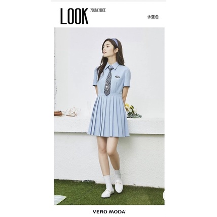 Set đầm sơ mi xếp ly 3 chi tiết Vero Moda