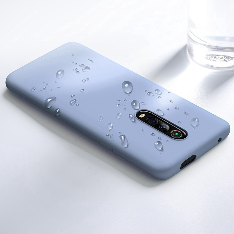 Ốp điện thoại kiểu silicon lỏng thích hợp cho Xiaomi Mi A2 Mix 2 2s 3 Redmi Note 7 K20 Pro