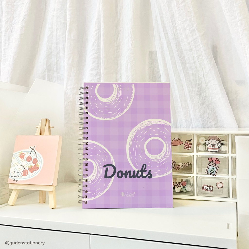 Sổ tay cỡ A5 bánh ngọt 120 trang_Guden Stationery