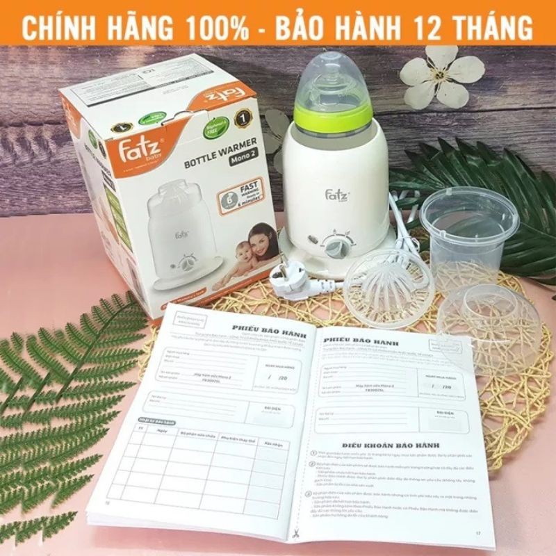 ( CHÍNH HÃNG)(mẫu mới) Máy hâm sữa fatzbaby 4 chức năng/ 3 chức năng - bh 12th