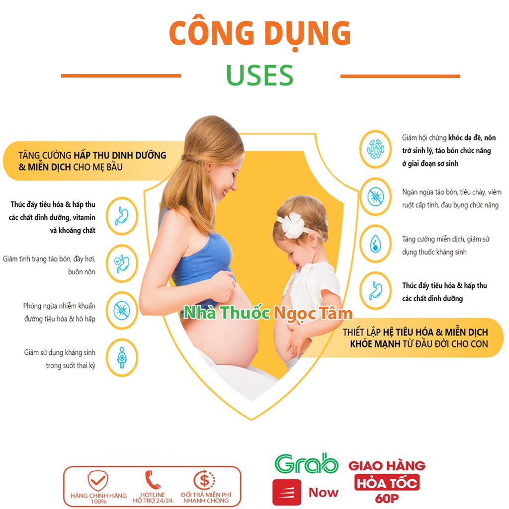 ✔️️️Dạng viên Biogaia men vi sinh giúp tăng cường hấp thu, hết táo bón nhập khẩu chính hãng Châu Âu