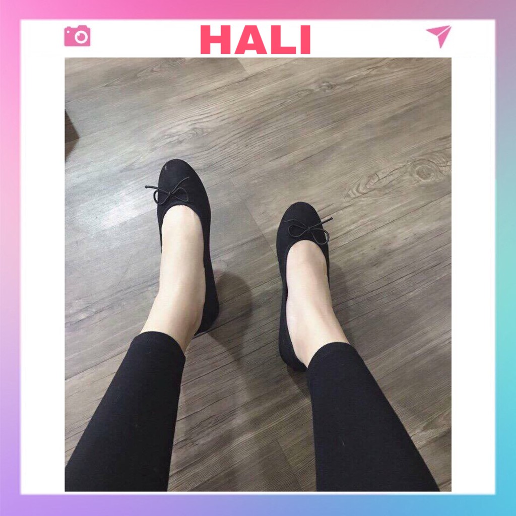 Giày búp bê bệt có nơ chun nữ xinh xắn | BigBuy360 - bigbuy360.vn