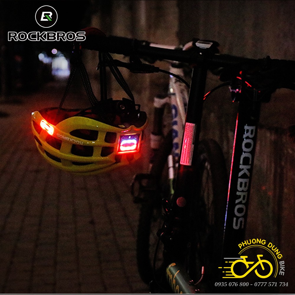Mũ bảo hiểm xe đạp thể thao ROCKBROS có đèn