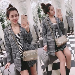 Áo khoác dạ 2 lớp dày dặn