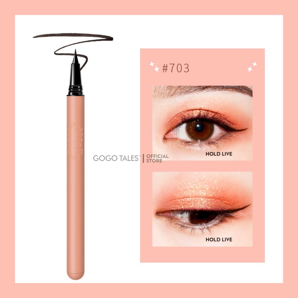 Bút kẻ eyeliner Hold Live bút kẻ mắt chống thấm nước lâu trôi nét mảnh chính hãng nội địa trung HL447