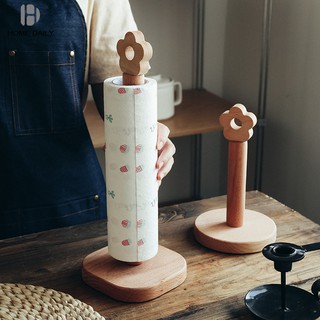 Giá để cuộn giấy vệ sinh bằng gỗ tiện lợi