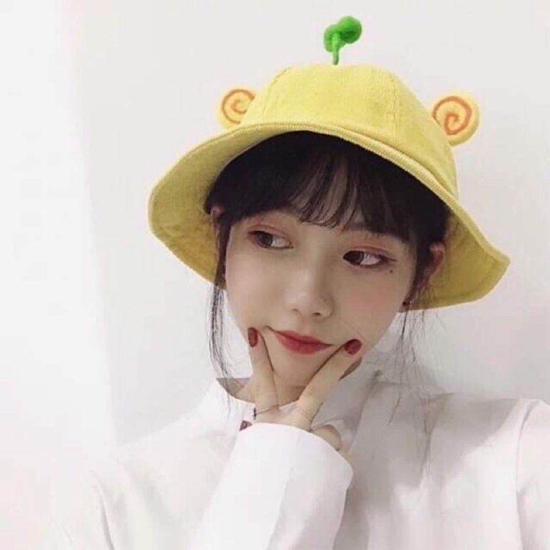 Mũ Mầm Chổi Lá Có Tai Hàng Đẹp
