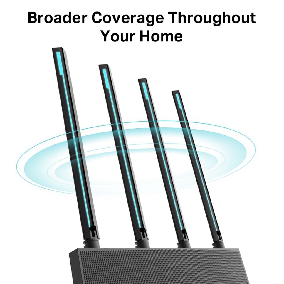 Bộ Phát Wifi TP-Link Archer C80 Gigabit MU-MIMO 3x3 - Router wifi băng tần kép AC1900, 4 cổng Gigabit và 4 Ăngten
