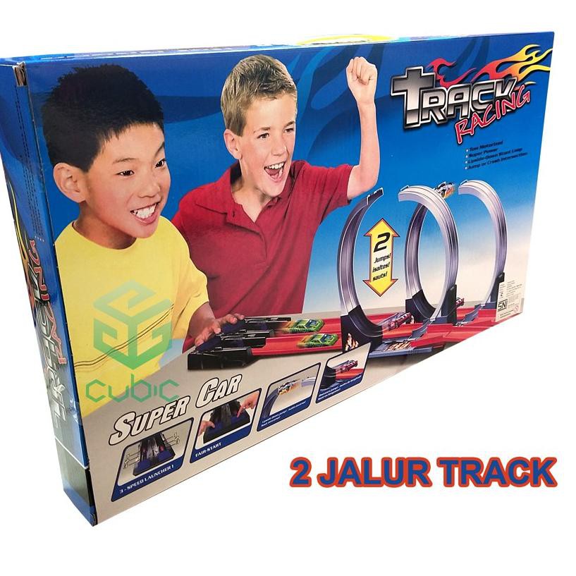 Q Q Q Q Q➸ Xe hơi đồ chơi 2 chiều TRACK RACING cho bé