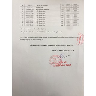 Van vàng dành cho máy hút sữa