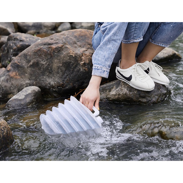 can nhựa đựng nước gấp gọn dung tích 10l