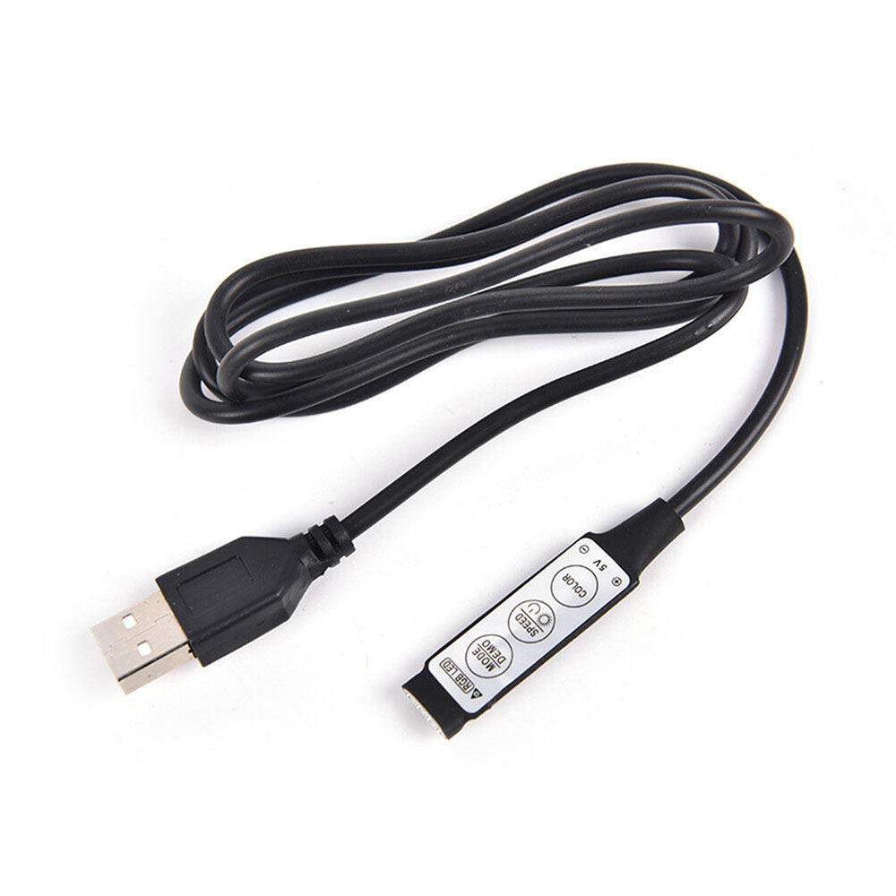 Bộ Điều Khiển Dây Đèn Led 3 Nút Dc 5v Rgb 3528 5050