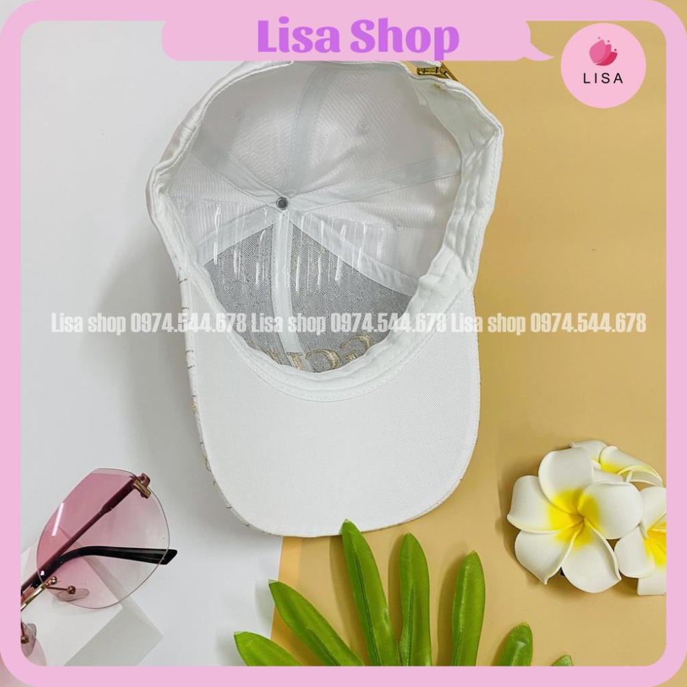 [HÀNG CAO CẤP] Mũ lưỡi trai, nón kết nam nữ thêu chữ thời trang phong cách cá tính Unisex Lisa, M31