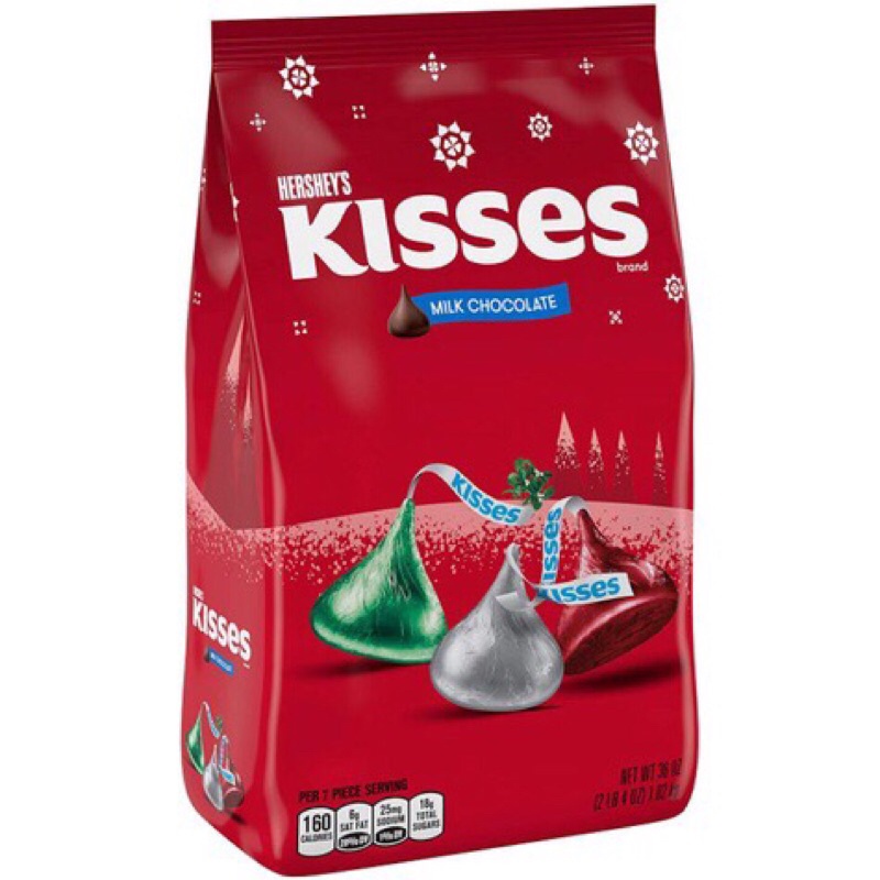 Socola Sữa Hershey's Kisses Milk 1,58kg 330 Viên (Socola Ú)