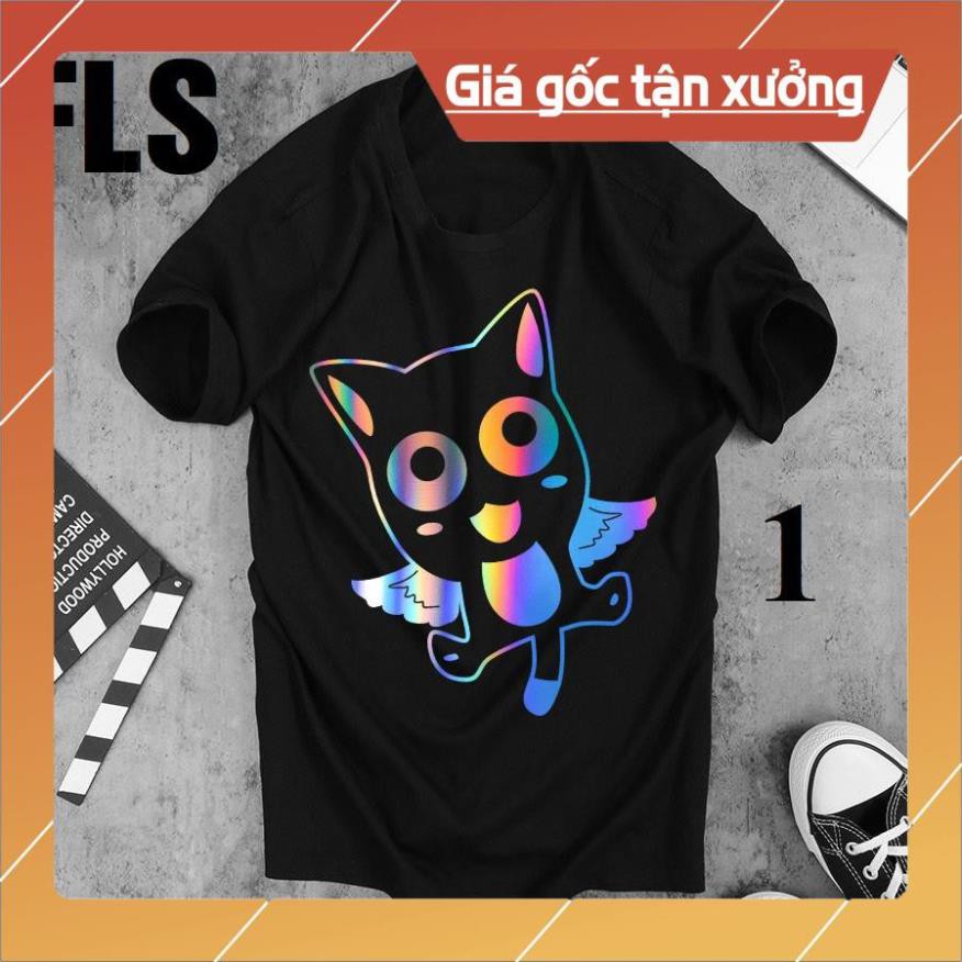 XẢ HÀNG- Áo Thun Phản Quang 7 Màu Hình Thỏ Dễ Thương