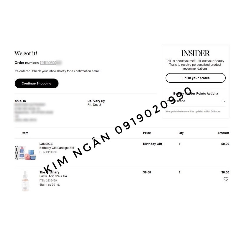 Set dưỡng Laneige 3 món mini date 2024