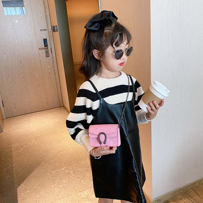 Túi Đeo Chéo Da Pu Thời Trang Cho Bé Gái