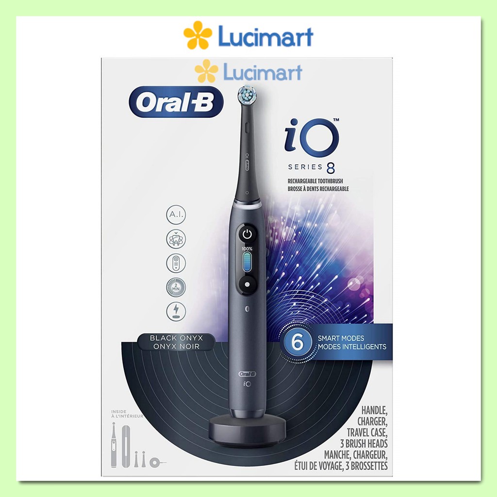 Bàn chải điện Oral-B iO Series 8 Rechargeable Toothbrush [Hàng Đức]