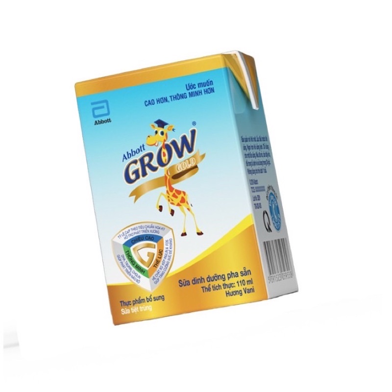 Thùng 48 hộp sữa bột pha sẵn Abbott grow 110ml