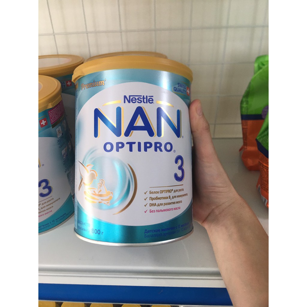 Sữa NAN NGA Số 3 800G OPTIPRO (trẻ từ 1-2 tuổi)