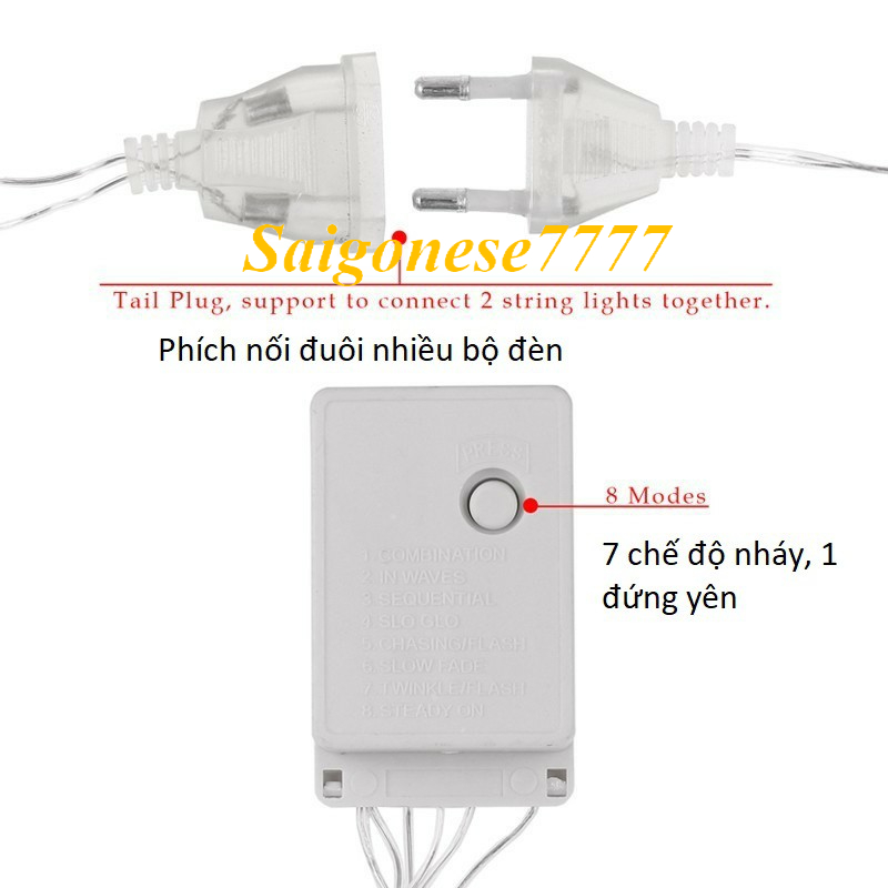 Dài 4 Mét 12 Bóng Đèn Led Hình Cầu Cherry Ball Trang Trí Ngoài Trời Noel Lễ Tết Rèm Đèn Led Chống Nước Xài Điện 220V