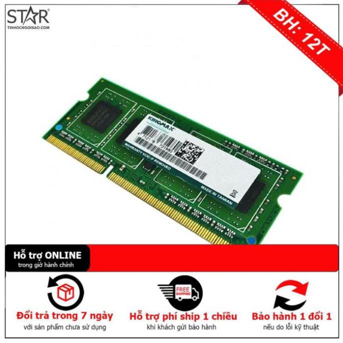 [BH12TH] Ram DDR3/DDR4 Laptop 8G/1600 4G/8G/2400 8G/2666 KINGMAX Chính hãng