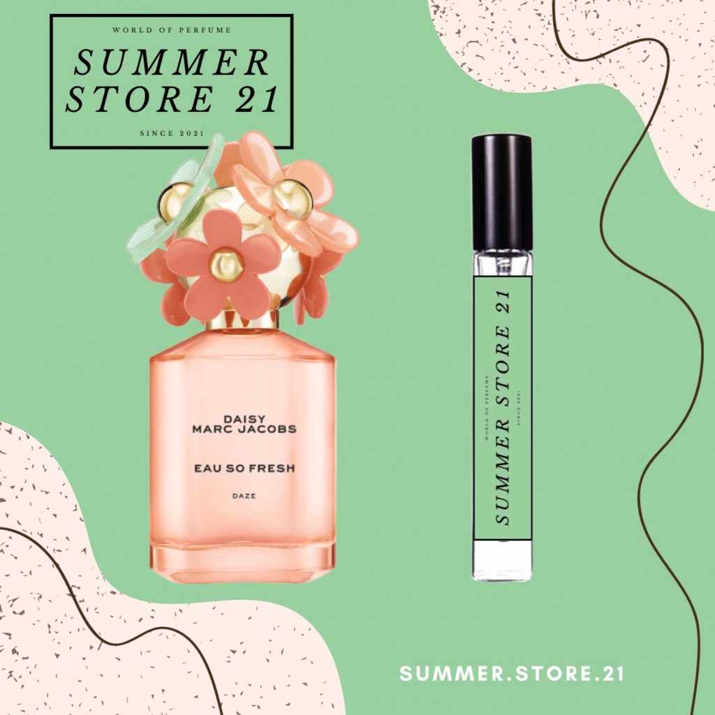 [ᴛᴇsᴛᴇʀ] Nước Hoa Nữ  Marc Jacobs Daisy Eau So Fresh Daze EDT - 5𝘮𝘭/10𝘮𝘭