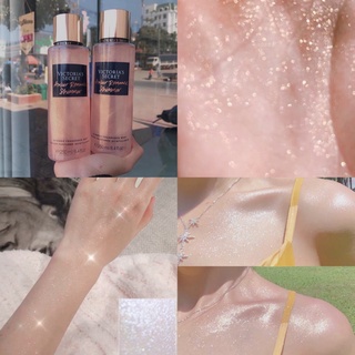 PERFUME Xịt thơm toàn thân Victoria's Secret mùi Amber Romance nhũ và không nhũ