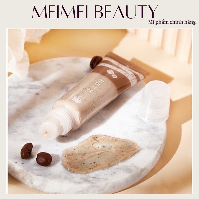 Tẩy da chết môi Heyxi Cafe 15G MeiMei Beauty