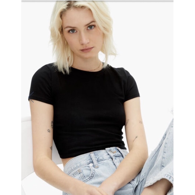 Áo thun nữ aeropostale croptop Vnxk