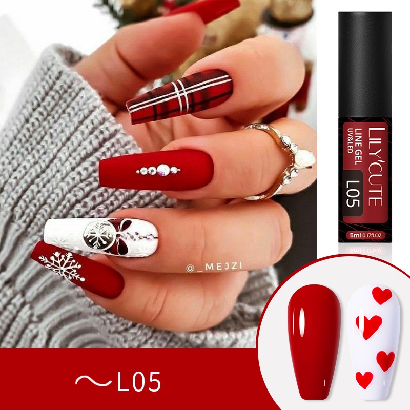 Set 6 chai sơn móng gel UV UR SUGAR 5ml