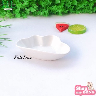 Đĩa sứ hình đám mây cho bé ăn dặm