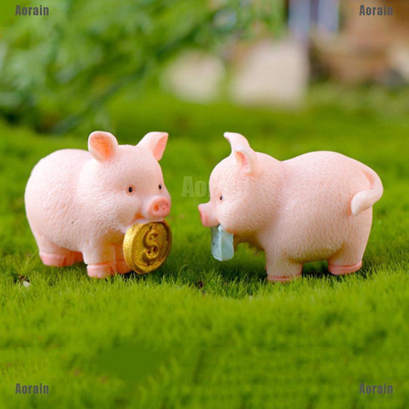 Chú Heo Đồ Chơi Bằng Nhựa Dùng Trang Trí Vườn Đa Năng