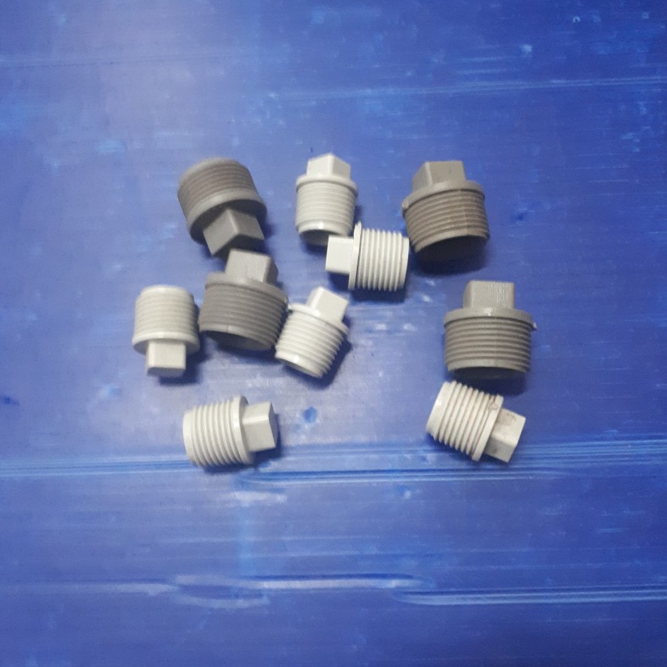 Combo 5 bịt ren PVC 21,27mm