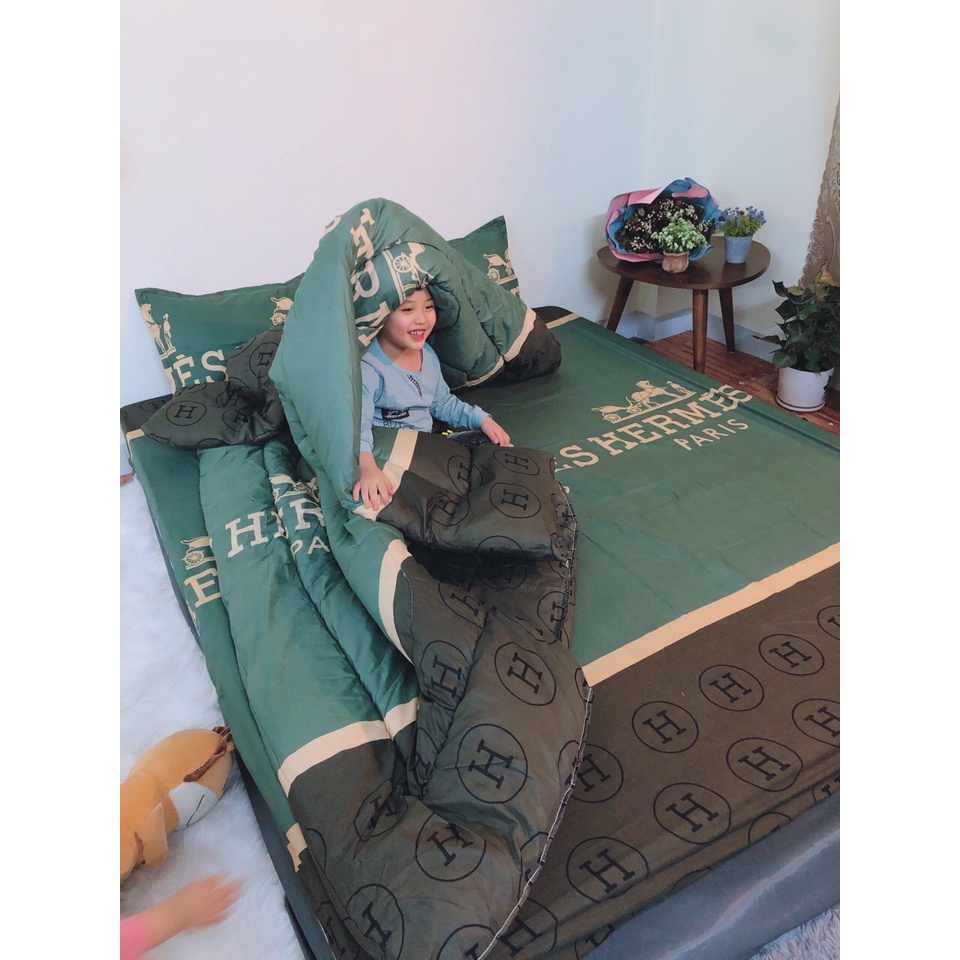 Set 5 Món Chăn Phao Cao Cấp Hàng Loại 1 Mẫu Ma Đa Dạng