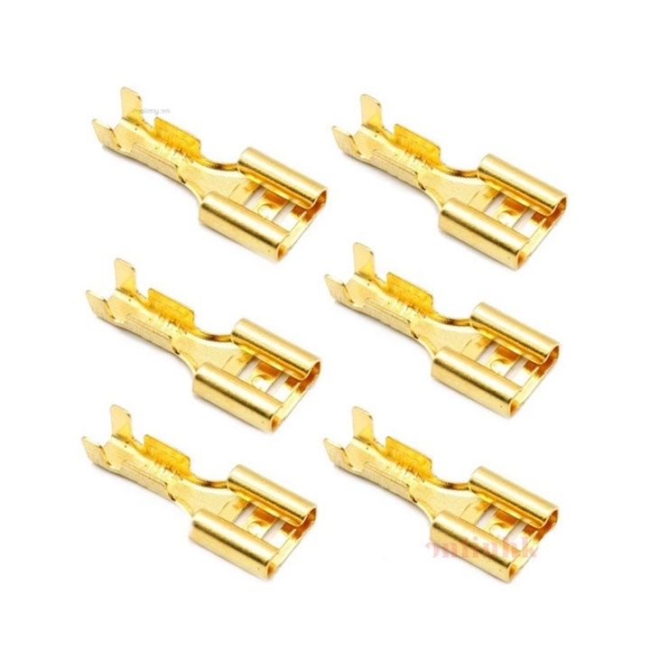 Đầu cốt 4.8 mm 6.3mm / cos replay / cos cắm - DJ622-4.8 đầu cosse xe máy nối dây nhanh(100 cái)
