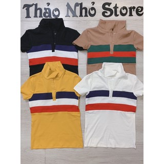 áo thun ôm body có cổ