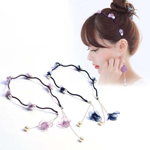 Kẹp Tóc Đính Hoa Ngọc Trai Giả Phong Cách Hàn Quốc Cho Nữ