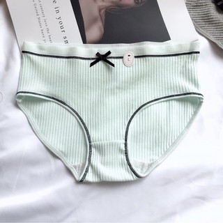 [GIÁ SỐC] Quần Lót Nữ Cotton Gân Tăm Phối Nơ - Video kèm | BigBuy360 - bigbuy360.vn