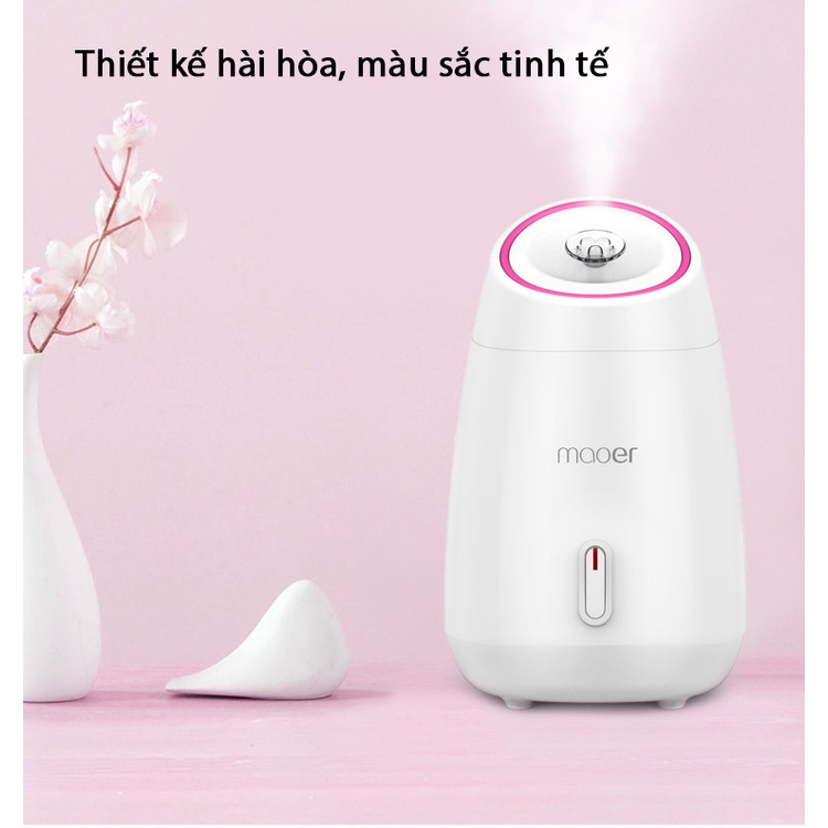 [Hàng Mới Về] Máy Xông Hơi Da Mặt Maoer - Xông Hơi Nóng Giãn Nở Lỗ Chân Lông Đào Thải Hắc Tố Độc Hại, Dưỡng Ẩm Cho Da