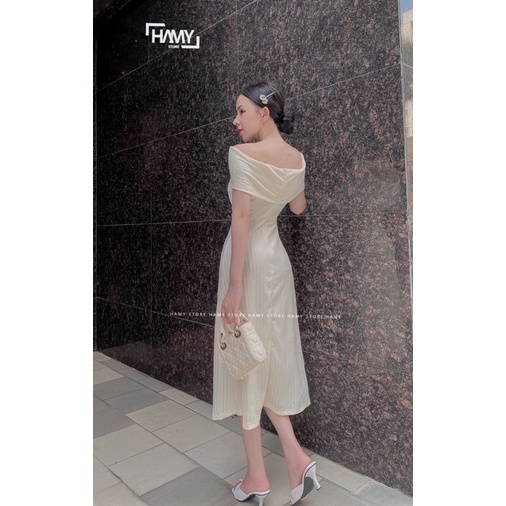 Đầm Bệt Vai V053