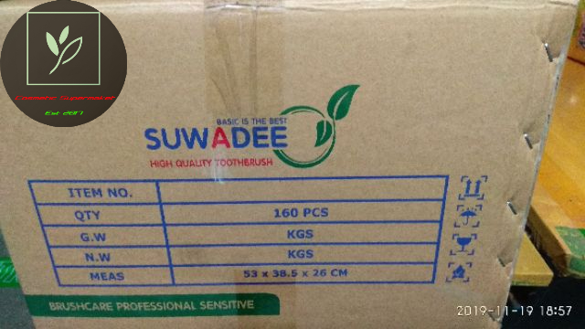(CÔNG NGHỆ THÁI) Bàn chải siêu mềm Suwadee có Hộp Móc Treo