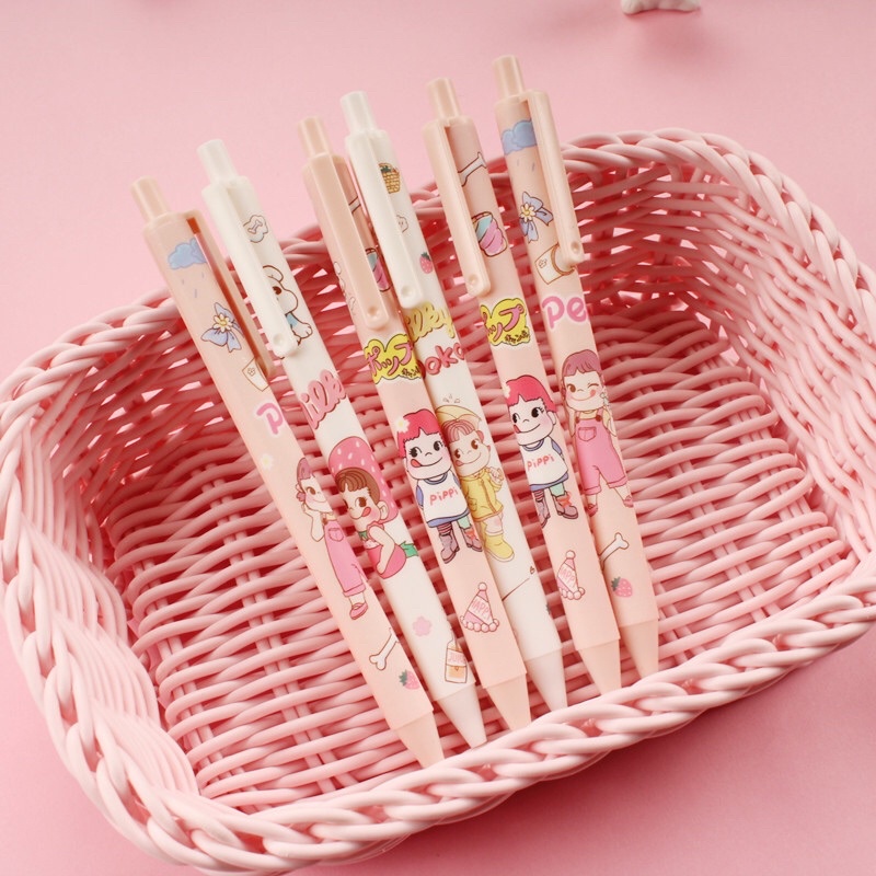 Bút bi bấm mực nước đen