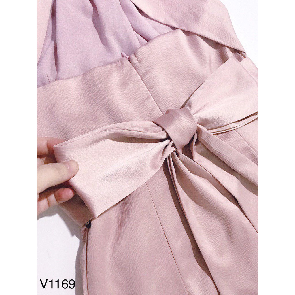 [ xả kho ] MiD Váy lụa tơ cao cấp V1169 Mie Design kèm ảnh thật