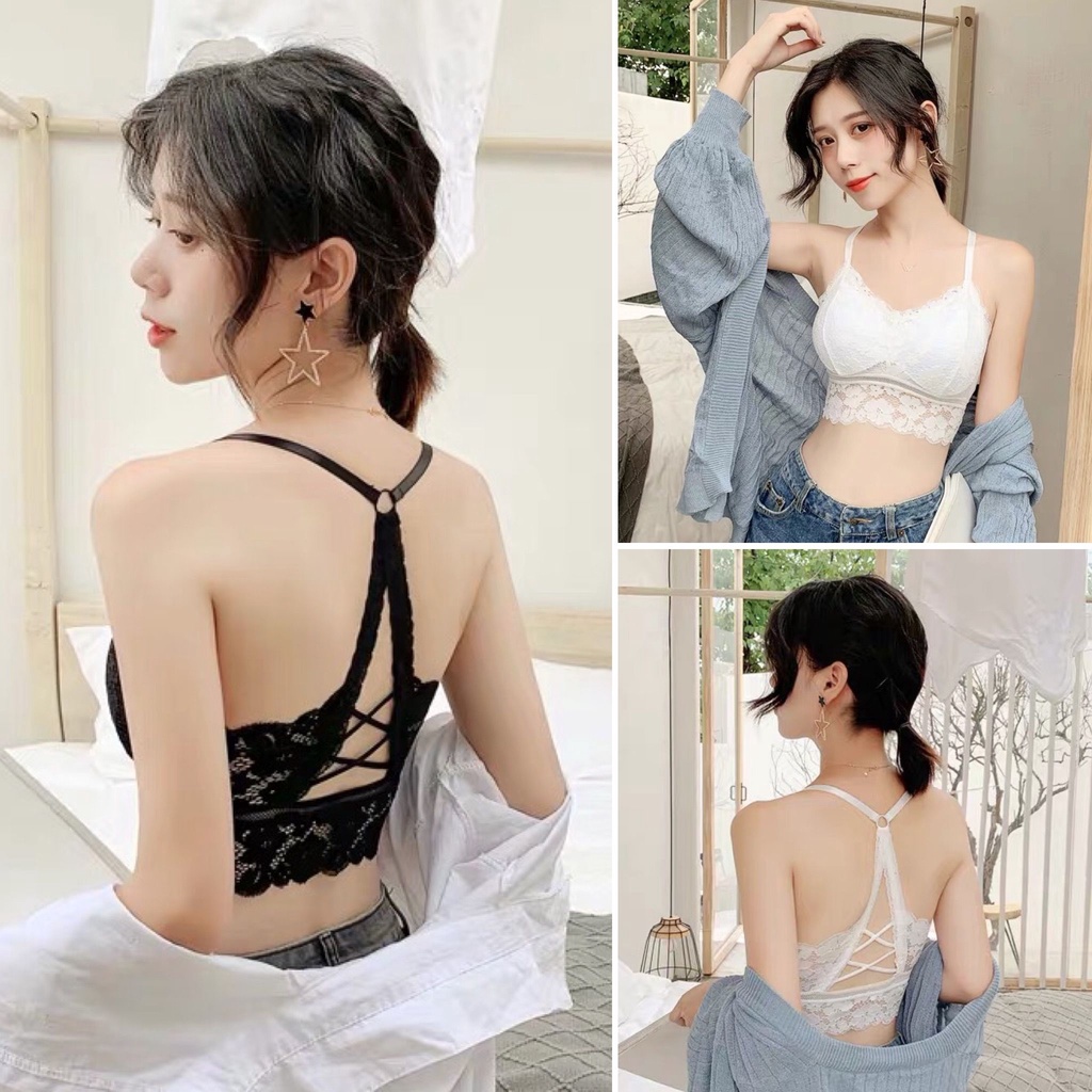 Áo ngực ren GAVINBROWN không gọng thép chống chảy xệ phong cách Hàn Quốc quyến rũ cho nữ